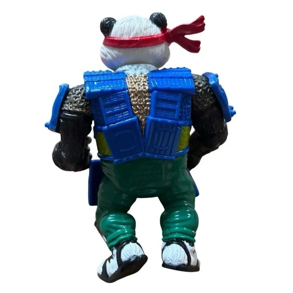 Teenage Mutant Ninja Turtles Panda Kahn 1990 Vintage Action Figure & Acc.